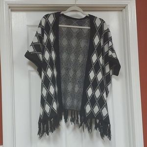 Black and White Cardigan